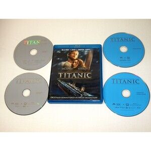 Titanic Blu Ray & DVD 4 Discs with lots of bonus Material Multi Language